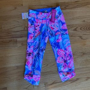 NWT Lilly Pulitzer Leggings Size Small Fara Weekender Crop